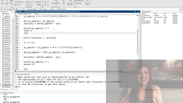 MATLAB: Plot single points and lines based on a function; Visualization смотреть онлайн
