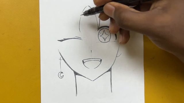 Easy To Draw || How To Draw Cute Anime Girl Step-by-step