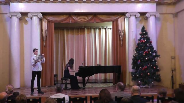С.Saint-Saens Concert Piece for french horn and piano смотреть онлайн