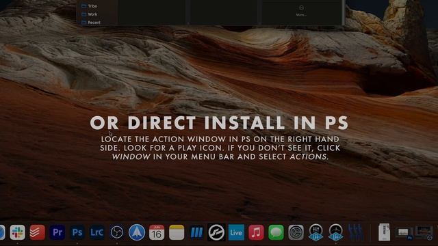 Photoshop Action Installation Tutorial смотреть онлайн