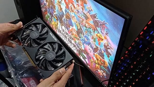 AMD RADEON RX 6600 Powercolor Fighter Unboxing