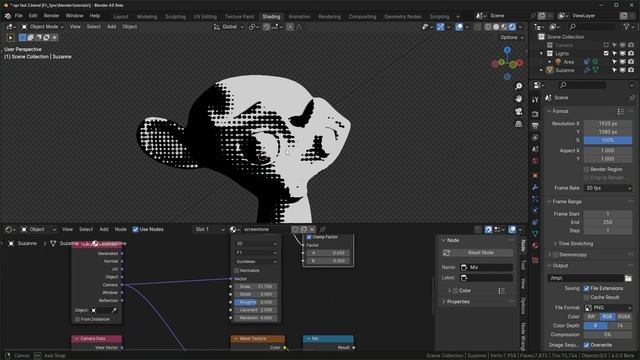 Quick toon shader effects, NPR - Blender tutorial смотреть онлайн