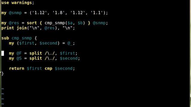 Beginner Perl Maven tutorial: 10.19 - Solution sort SNMP numbers смотреть онлайн