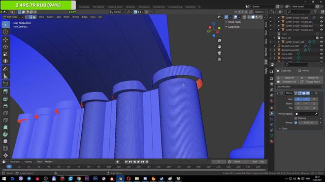 Heroes 3 Modeling Griffin Tower (2) смотреть онлайн