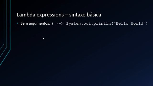 expressões lambda em Java (lambda expressions) смотреть онлайн