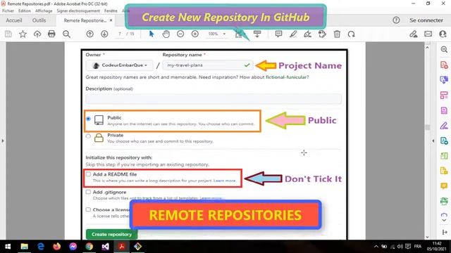 #45 : Course Git && Github | Remote Repositories | Create New Repo In Github | Git Remote | Part 4 смотреть онлайн
