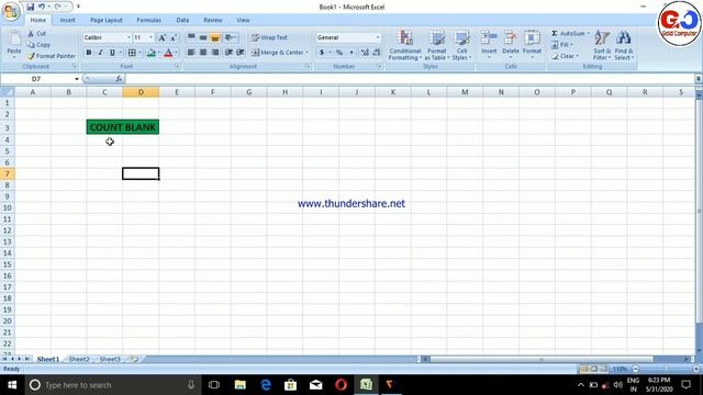 EXCEL- Count Blank Formula||#GoldComputer смотреть онлайн