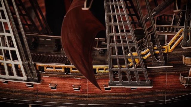 CUBICFUN Queen Anne's Revenge Red Edition