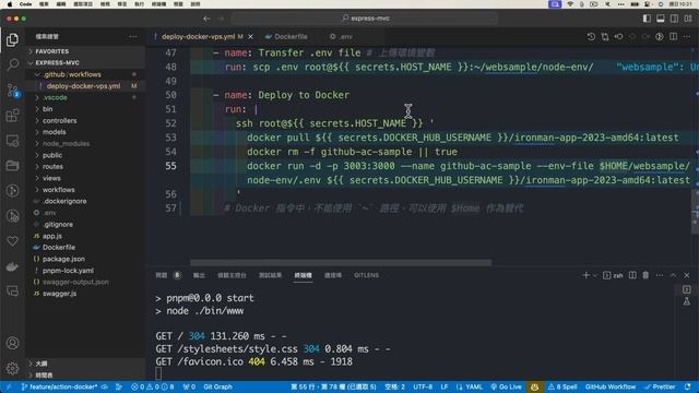 Docker 搭配 GitHub Action，git push 達成自動化部署｜六角學院｜2023 鐵人賽 #26 смотреть онлайн