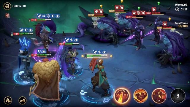 Infinite Magicraid | Hell 12-10 Final Boss! (No Katherine or Mythic Heroes) смотреть онлайн