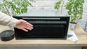 Новинка! SCHTOFF HGT 60 Black - полновстраиваемая  вытяжка произведена из чёрного стекла. Обзор.