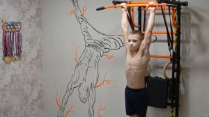 Простые упражнения на шведской стенке для детей и взрослых. Домашняя тренировка.