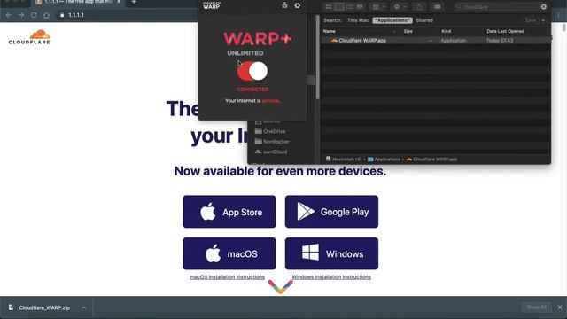 Cara Menggunakan Aplikasi Cloudflare 1.1.1.1 di Macbook смотреть онлайн