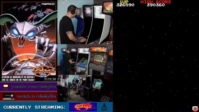 Atari Galaga '88 - 1987 Arcade game (4th attempt) смотреть онлайн