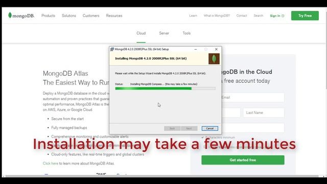 How to install mongoDB for windows and verify the installation смотреть онлайн