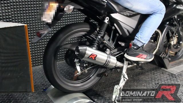 Honda CBF 125 2014 ? Dyno ? Pure Sound ? Dominator Exhaust System ?HQ Sound ?? ⚡Exhaust Compilation