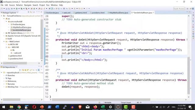 Apache Tomcat - JSP - Servlet - Application servlet context web xml - Video 17 смотреть онлайн