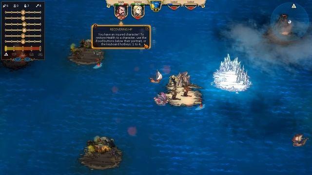 Первый взгляд на симпатичную партийную, походовую RPG "Overfall" смотреть онлайн
