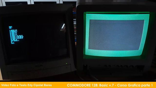COMMODORE 128 CORSO SUL BASIC - LA GRAFICA - Part 1 - GRAPHIC COLOR BOX DRAW CIRCLE SCALE CHAR C128 смотреть онлайн