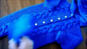 Детский комбинезон спицами "Мишка" с косами, от 1 года и старше. Часть 1