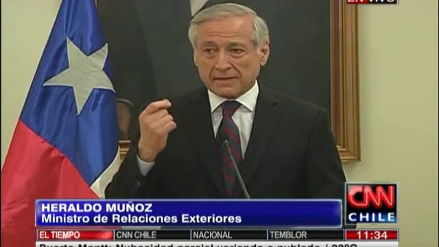 Canciller Muñoz: "Si Carlos Mesa viene a Chile yo no lo recibiré" смотреть онлайн