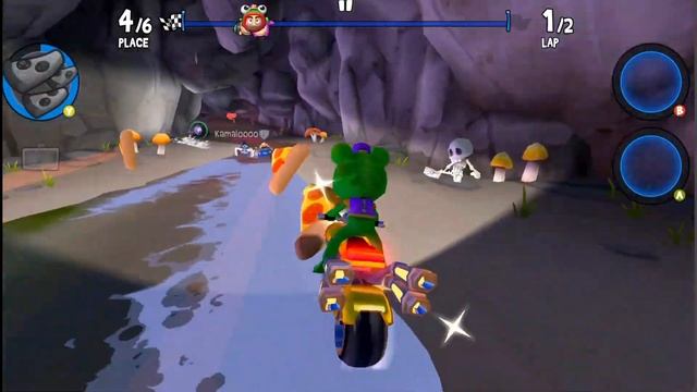 Golden Superbike & Crazy Benny Racing Hard!⚡Beach Buggy Racing 2 смотреть онлайн