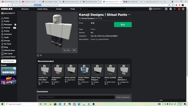 [CODES] How To Dress Up As Shisui Uchiha In Shindo Life смотреть онлайн