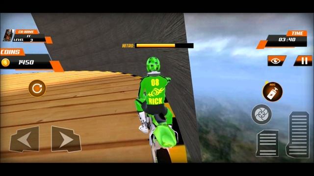 Real Bike Simulator Extreme Racing Game | Bike Driving Stunt Game | Green Dirt Motorcycle Game смотреть онлайн