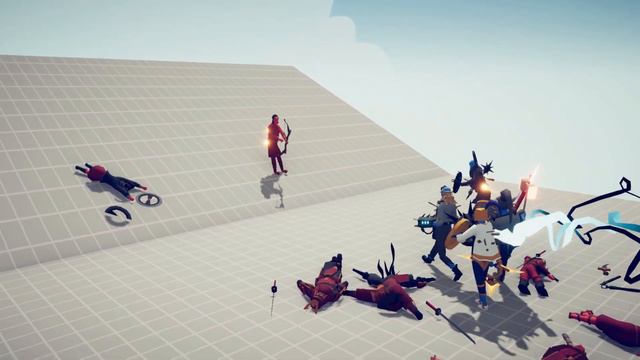 EVIL TEAM + GOOD TEAM vs MEGA DYNASTY | TABS - Totally Accurate Battle Simulator смотреть онлайн