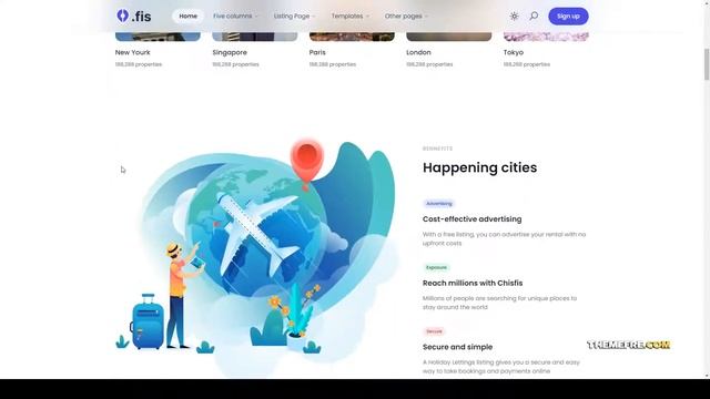 Chisfis - Online Booking React Template booking travel смотреть онлайн