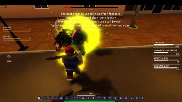 DIO TRIAL COMBO FARM XP AND CASH [ROBLOX IS UNBREAKABLE] смотреть онлайн