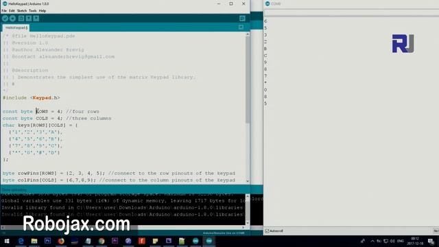 How To Use Arduino 4x4 Keypad Download The Code