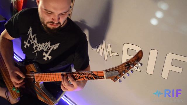 Testing RiF "Tiger Explorer" guitar with Karlo Klarić смотреть онлайн