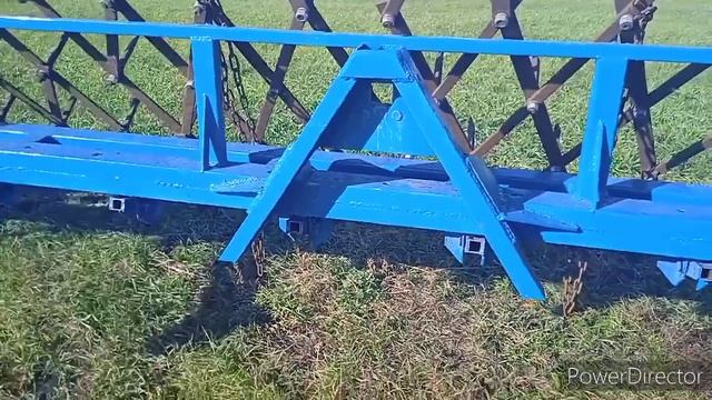 Самодельная навесная борона 8 штук из металолома. смотреть онлайн
