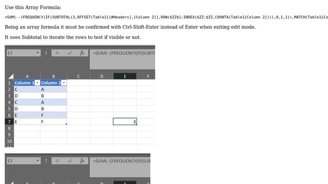 How to count unique text values in an Excel TABLE? смотреть онлайн