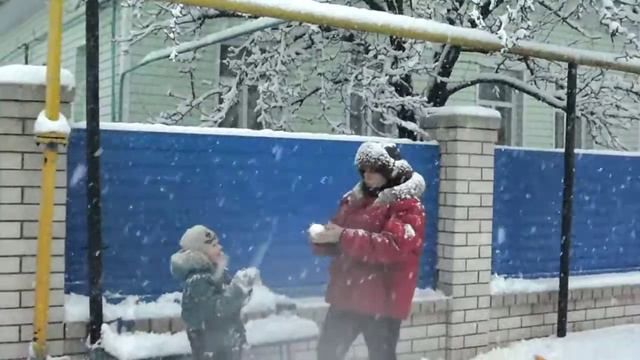 Начало бурана.