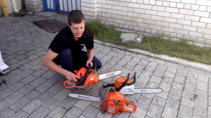 Обзор-сравнение бензопил Echo CS-353ES, Stihl MS180 и Husqvarna 135