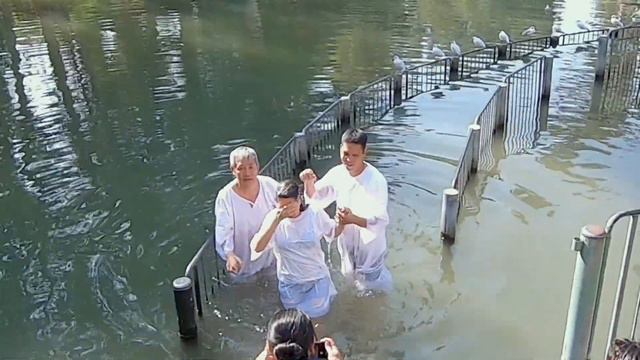 BAPTISM @  JORDAN RIVER With PTR EDELBERTO CASASOLA AND FAMILY