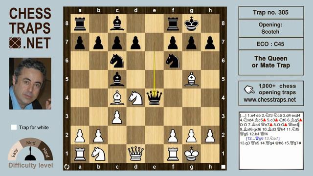 Scotch - The Queen Or Mate Trap (trap No. 305)