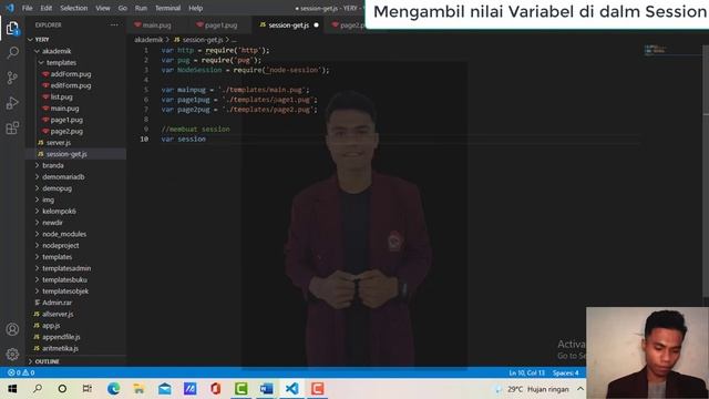#50.Session dengan Node.JS смотреть онлайн