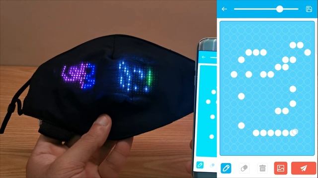 Customizable LED Light Up Face Mask - Magic Screen LED Display Mask - Smart Face Mask смотреть онлайн