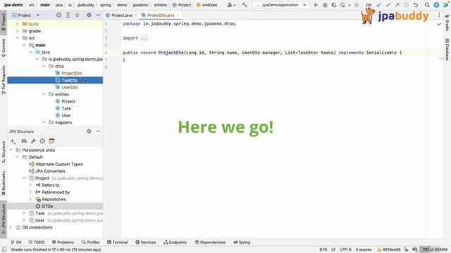 How to use Java Records as DTOs | JPA Buddy смотреть онлайн