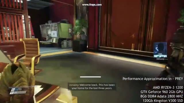 PREY | Ryzen 3 | Asus B350 | Nvidia Gtx 960 | 8GB DDR4 смотреть онлайн