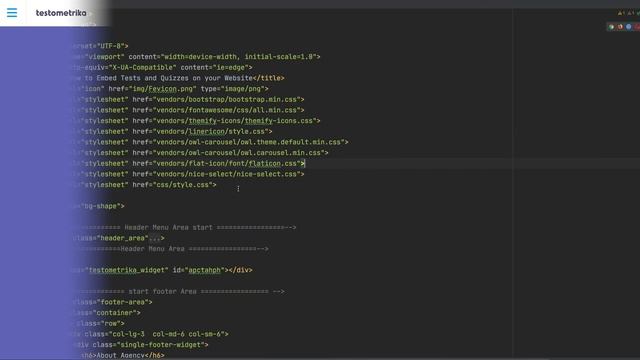 Инструкция для встраивания виджета онлайн-теста на ваш сайт смотреть онлайн