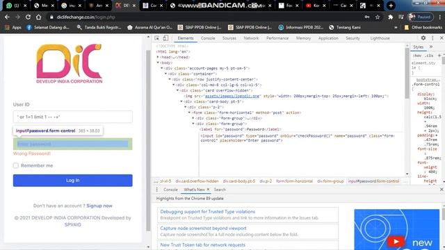 Cara Bypass Sql Login With Inspect Element смотреть онлайн