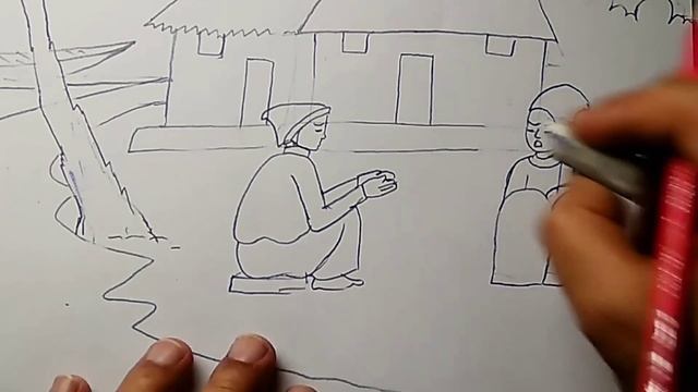 How to draw winter season scenery step by step / Winter season scenery drawing/ Art by Sukanta смотреть онлайн