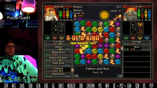 Puzzle Quest: Challenge of the Warlords│Playstation 2 смотреть онлайн