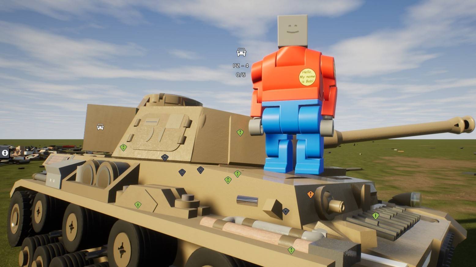 ТАНКОВЫЙ БОЙ В Brick Rigs