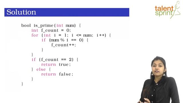 Program to Check Whether a Number is Prime or Not | TalentSprint смотреть онлайн