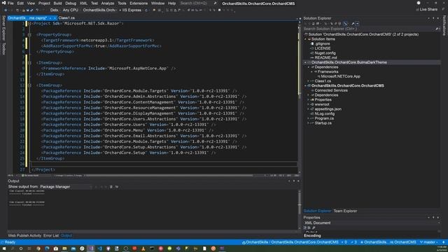Creating an Orchard Core Light/Dark Theme with Bulma and Webpack смотреть онлайн